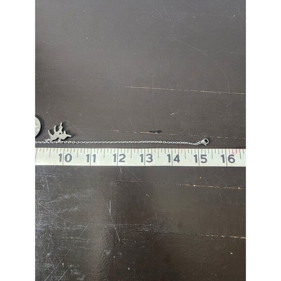 "She Believed She Could So She Did" Necklace Unicorn Faux Pearl Silver Tone - Picture 6 of 6